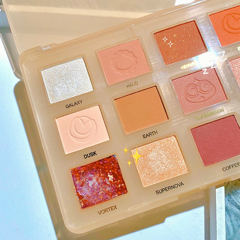 Peach Matte Shimmer Twelve Eyeshadow Palette