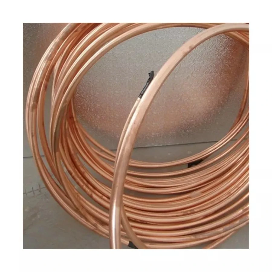 Refrigeration Copper Tube Coil Copper Pipe 3/8 1/4 Air Condition and Refrigerator Copper Tube