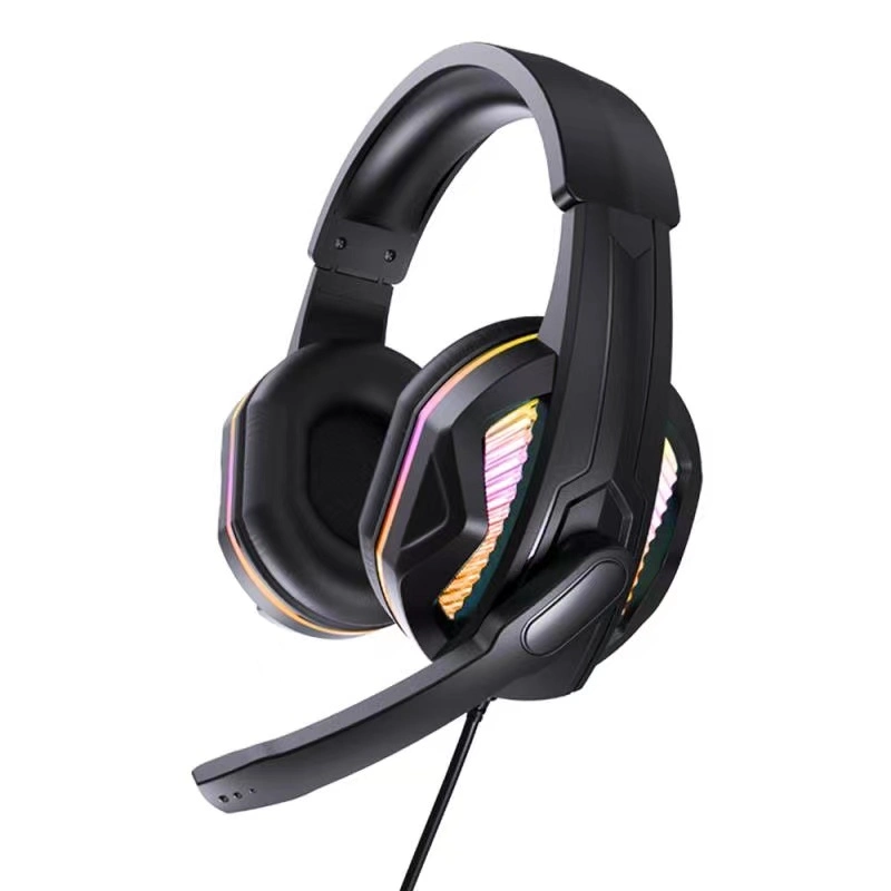 3.5mm Computer Gaming Headset Noise Cancelling Over Ear Gaming Headphones with Mic