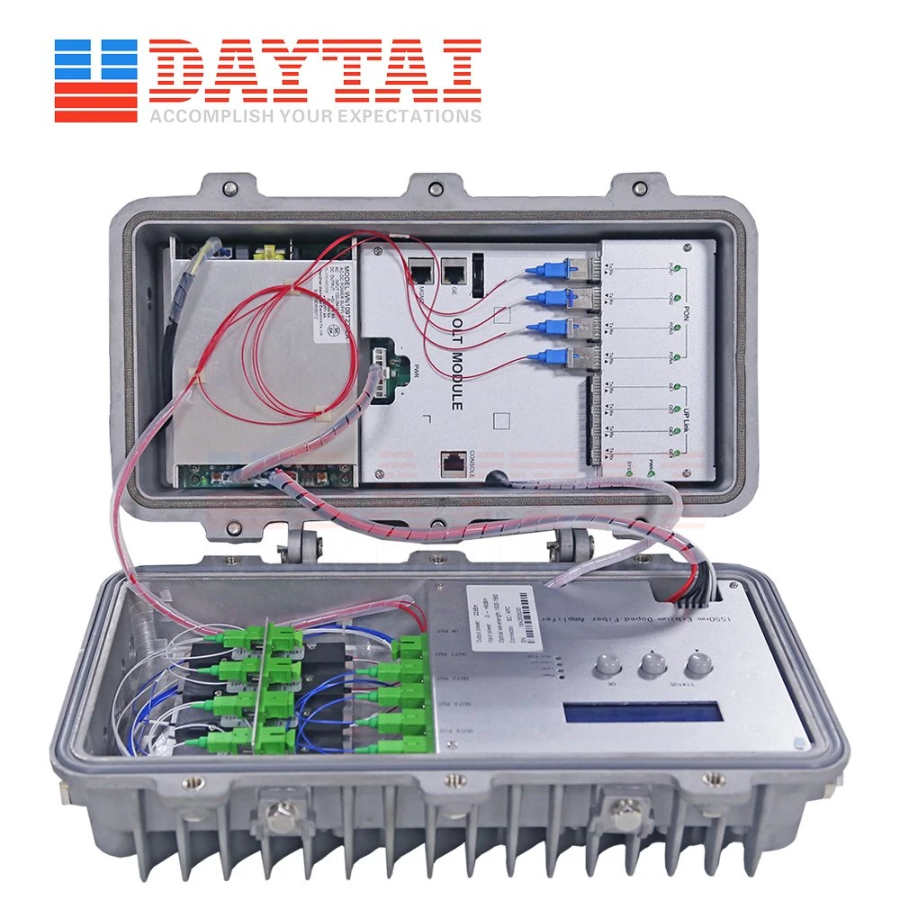 Daytai Fiber Optic Signal Amplifier 4 Ge Outdoor Pon EDFA Olt