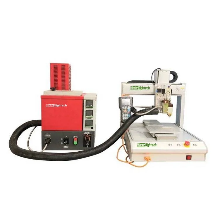 Automatic Hot Melt Adhesive Glue Filling Dispensing Machine on PCB