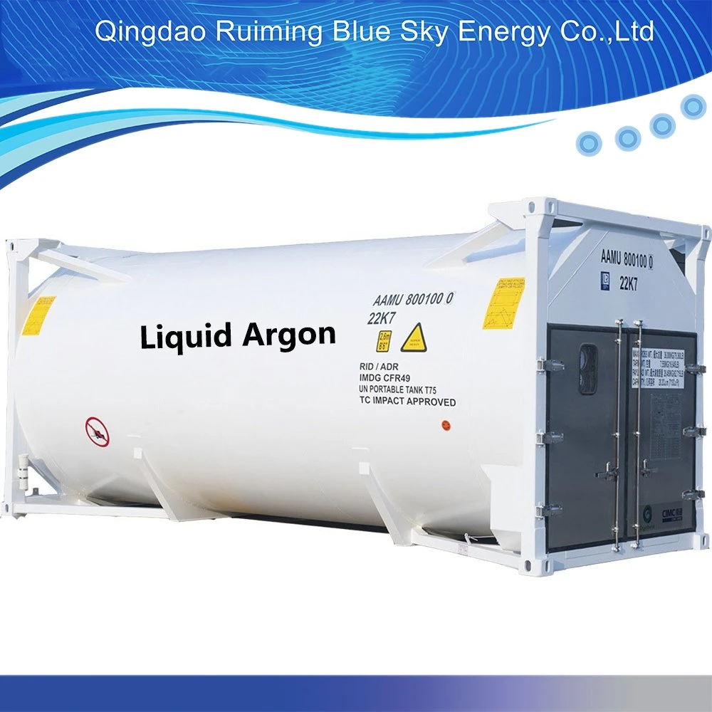 20 Feet T75 ISO Tank Container Cryogenic Liquid Argon, Lin, Lox