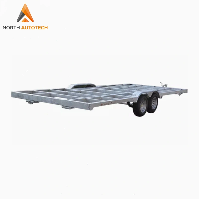 Heavy Duty Customed Mobile Tiny House Chassis Trailer Frame with Standard and Detachable Decks