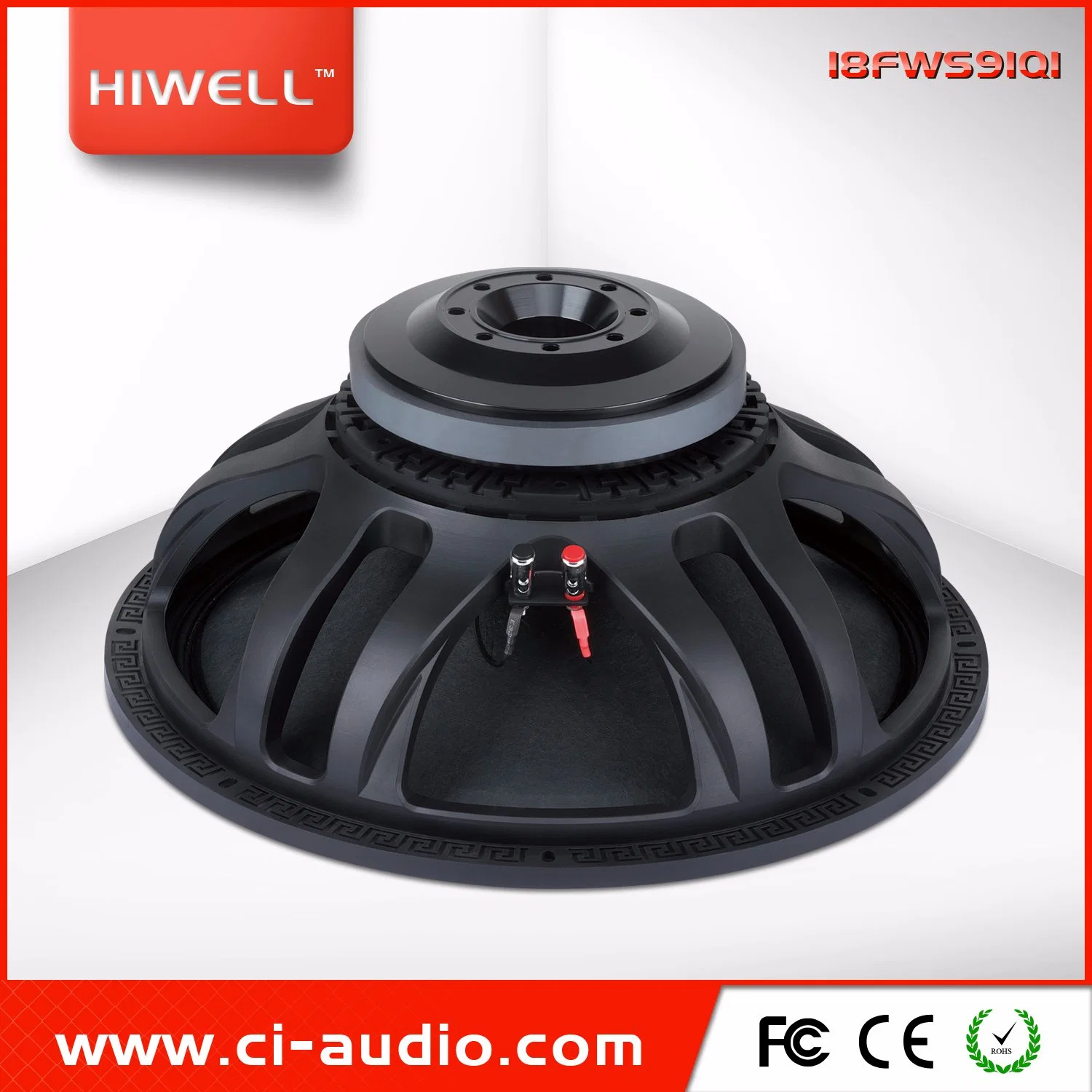 PRO Audio Sub Woofer High Power 18'' Subwoofer 1000 RMS Powered Speaker.