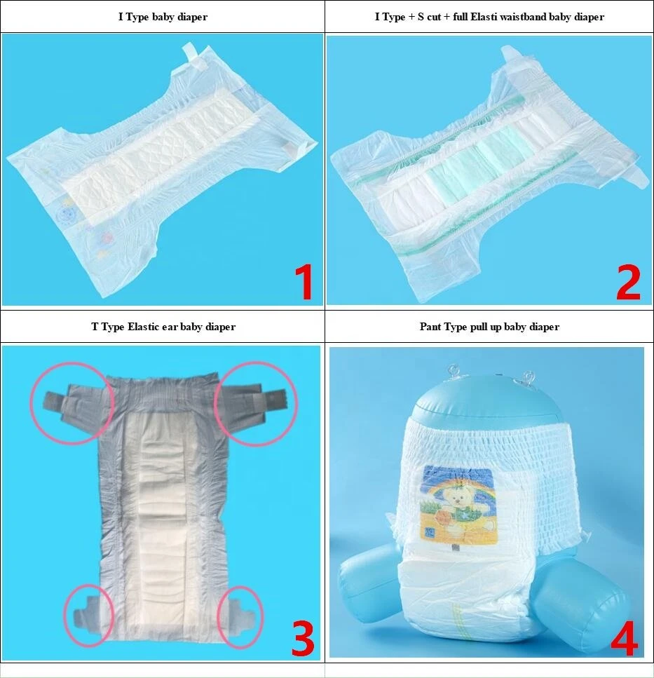 Full Automatic Baby Diaper Machinery with Longitudinal Folding System