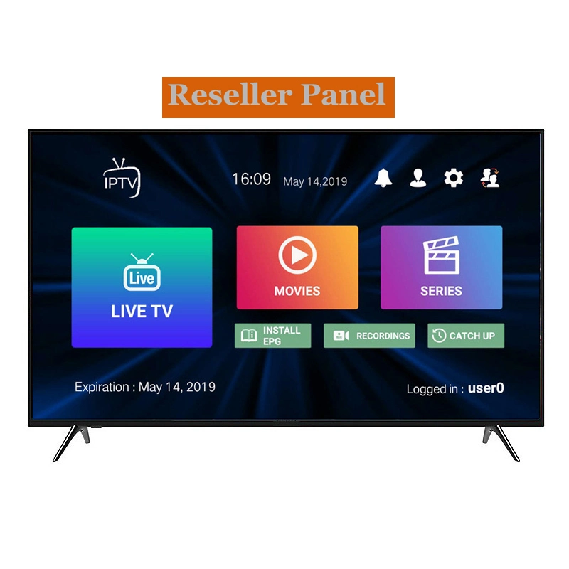 IPTV Subscription Super Reseller Panel Germany UK USA German Espana Switzerland Arabic 1 Year Box Holland Spanish USA Europe Set Top Box Smart TV Reseller