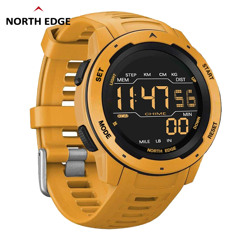 2022 North Edge Mars Plastic Case Sport Digital Watch 5ATM Water-Resistant Electronic Watch Smart Watch Gift Watches Outdoor Watch 01