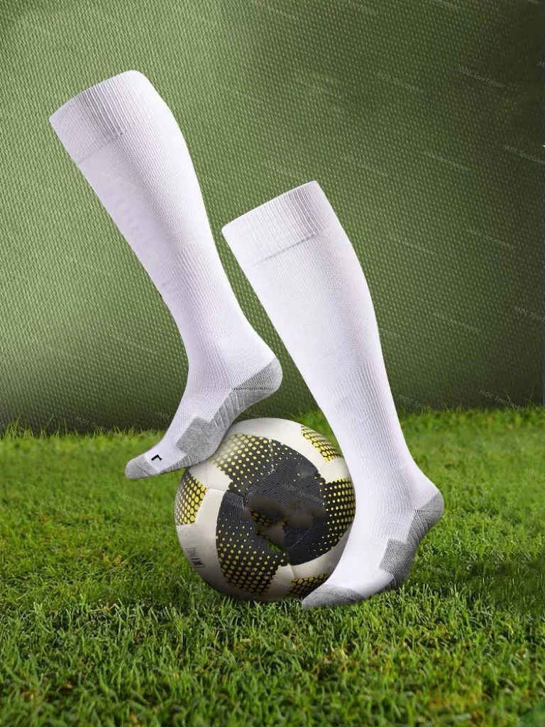 Cushion Football Socks for Men and Women Ruby Cotton Sport Socks for Soccer and Football