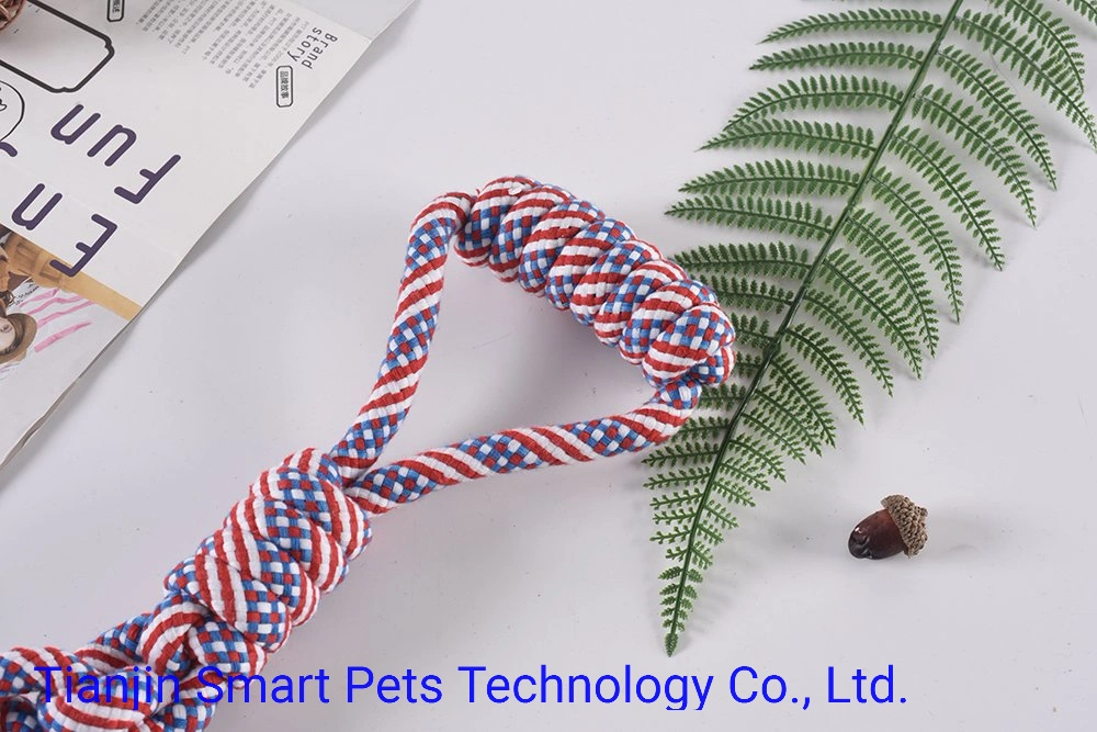 Hersteller Best Soft Rope Knoted Pet Cat Plüsch Spielzeug