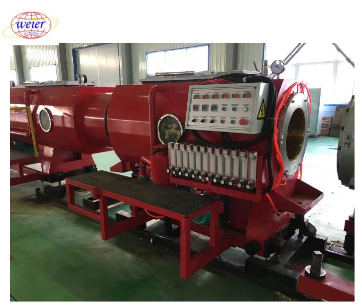 Qingdao High quality/High cost performance Plastic PE Pipe Extrusion Machine Line