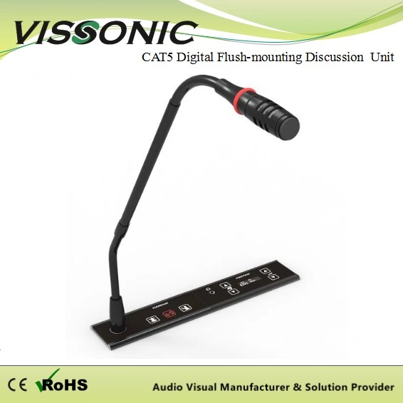 Vissonic Digital Flush-Mounting 64 Channel Selector Audio Conference System