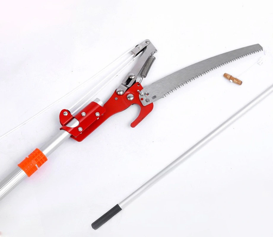 Manual Pole Saw Long Reach Handle Bypass Pole Tree Pruner