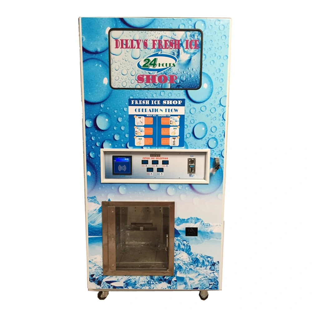 Máquina de fabricación y venta de hielo automática Ice Cube Vending Equipment