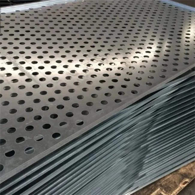 0.75mm Round Hole Perforated Stainless Mesh 1.5mm Pitch X 0.6mm Thick