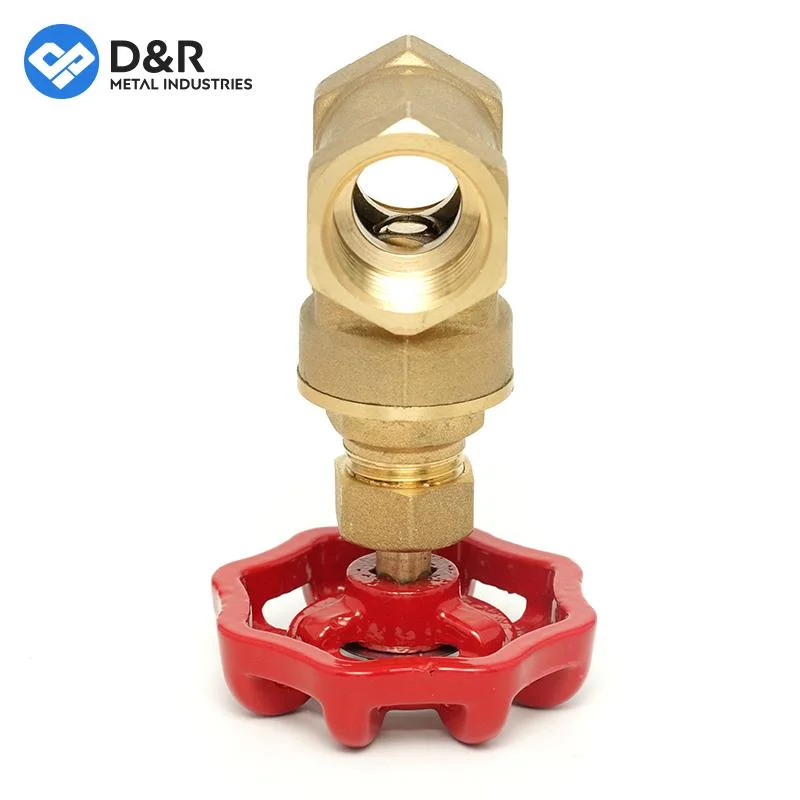 D&R Newest Arrivals 3/4&Prime; Brass Gate Valve Standard Water Brass Body Safety Manual Medium Temperature General OEM