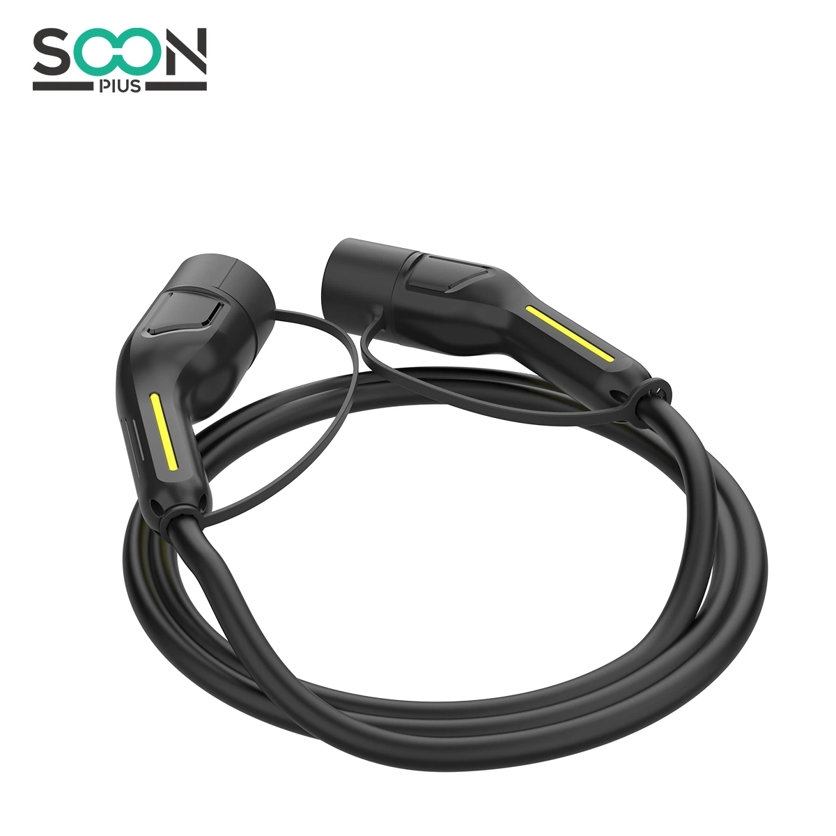 Type2 to Type2 AC 32A 3 Phase CE Certification EV Charging Dual Plug with 5m TPU Cable for Europe Electric Car