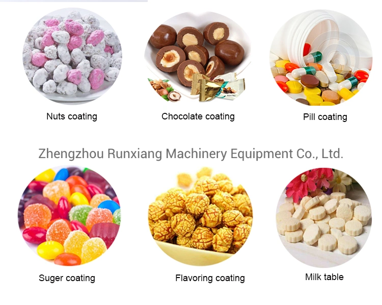 Automatic Film Coating Machine for Tablet Pills Sugar Candy Factory Price