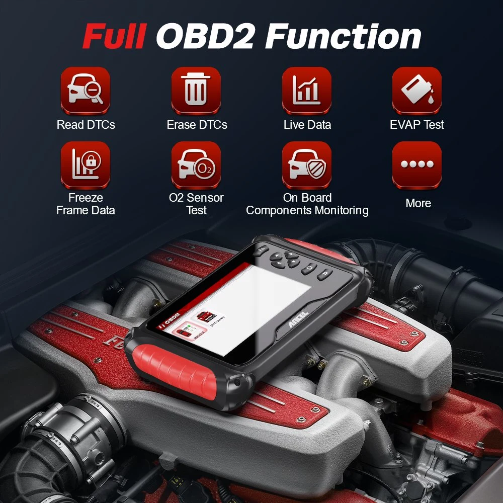 Ancel Fx8000 OBD2 Automotoive Scanner All System Engine Code Reader Professional ABS Oil Epb Bat TPS Reset Car Diagnostic Tools