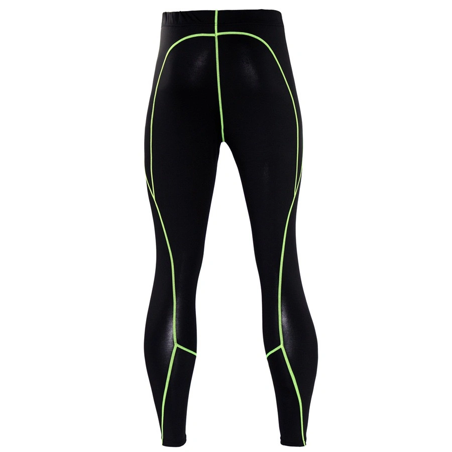 Solid Line Hombre Entrenamiento ajustado PRO Deportes Fitness Sweat de running Pantalones de secado rápido que repelen el sudor