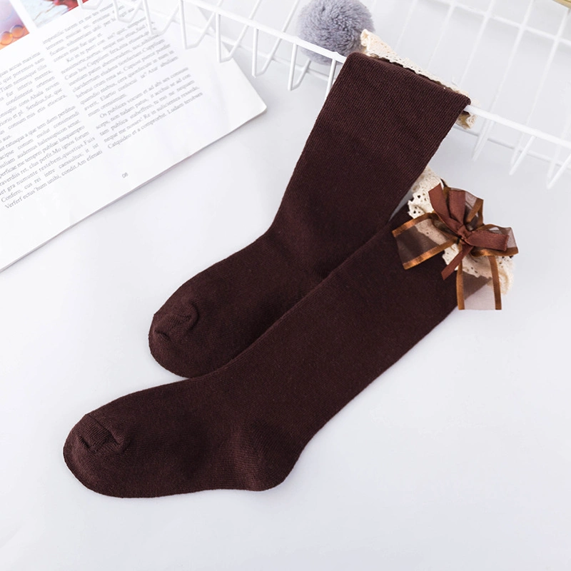 Wholesale/Supplier Custom Cotton Kids Teen Girl Fashion Designer Winter Warm Thermal Sock Knee High Baby Socks