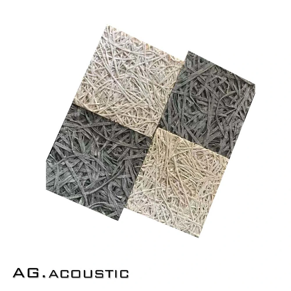 AG. Acoustic Decorative Board Painted Wood Fiber Wall Panels Sound Absorption Material