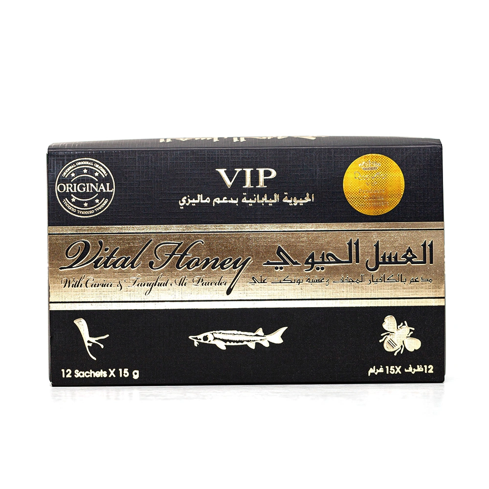 Pour les hommes noirs de miel Le miel Vital VIP 12 sachets