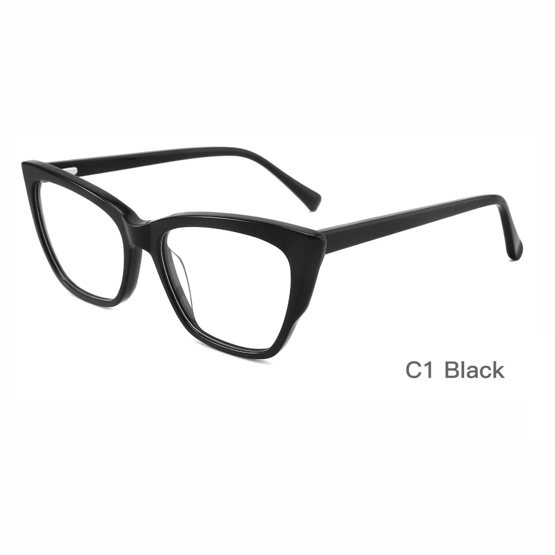 La promoción comercial al por mayor gafas de acetato de la plaza de estilo moderno marco de óptica
