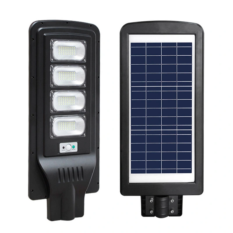 Impermeable al aire libre en una sola IP65 LED Lámpara de Carretera Autopista inteligente de jardín con sensor de movimiento de 90W SMD LED integrado de la luz solar Calle luz LED