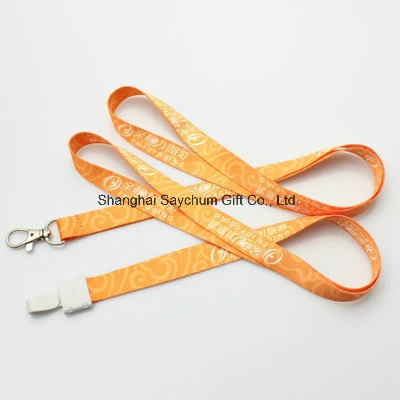 Custom Design Promotional Lanyards Material Polyester Nylon Ribbon Neck Strap