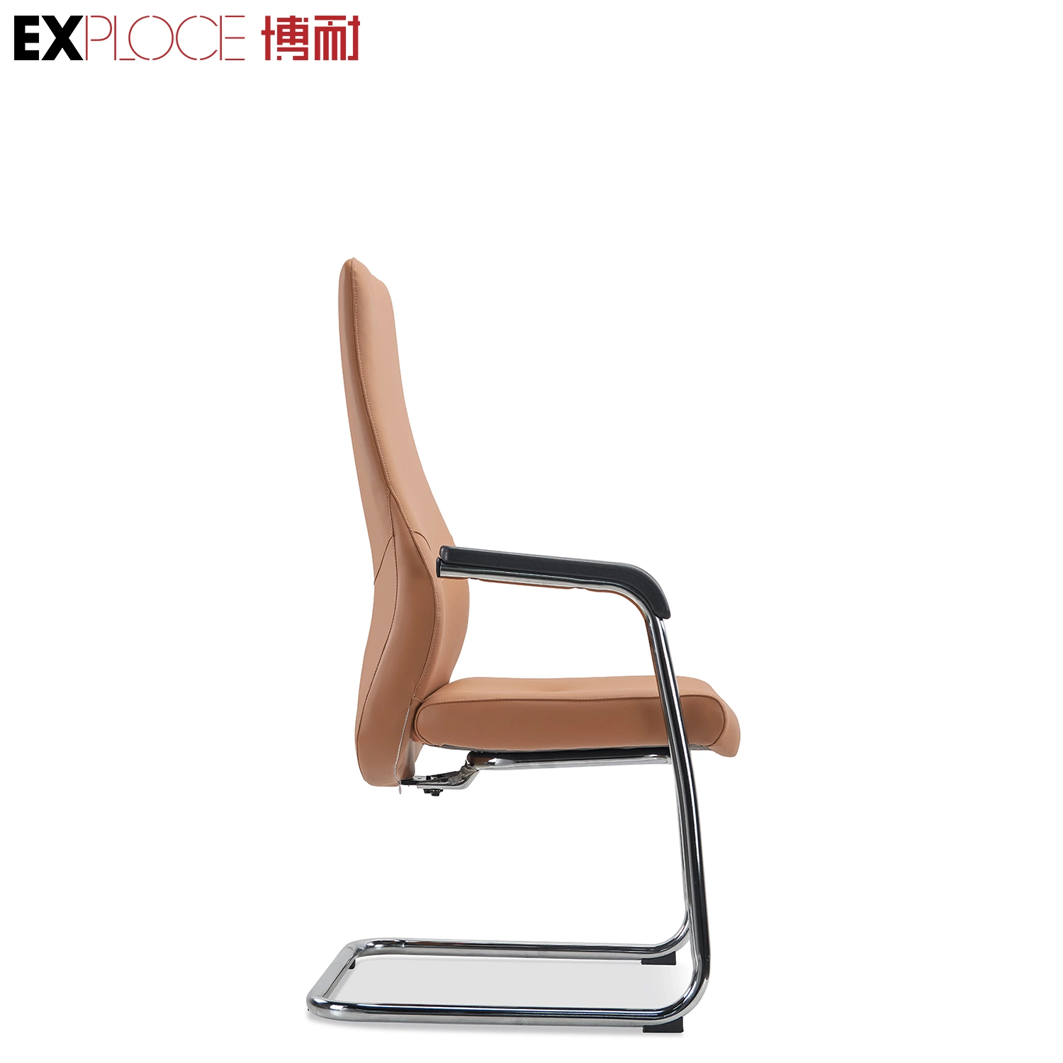 Industrial Style Modern Simple MID Back Chair PU Genuine Leather Office Desk Computer Chairs Home Furniture Set