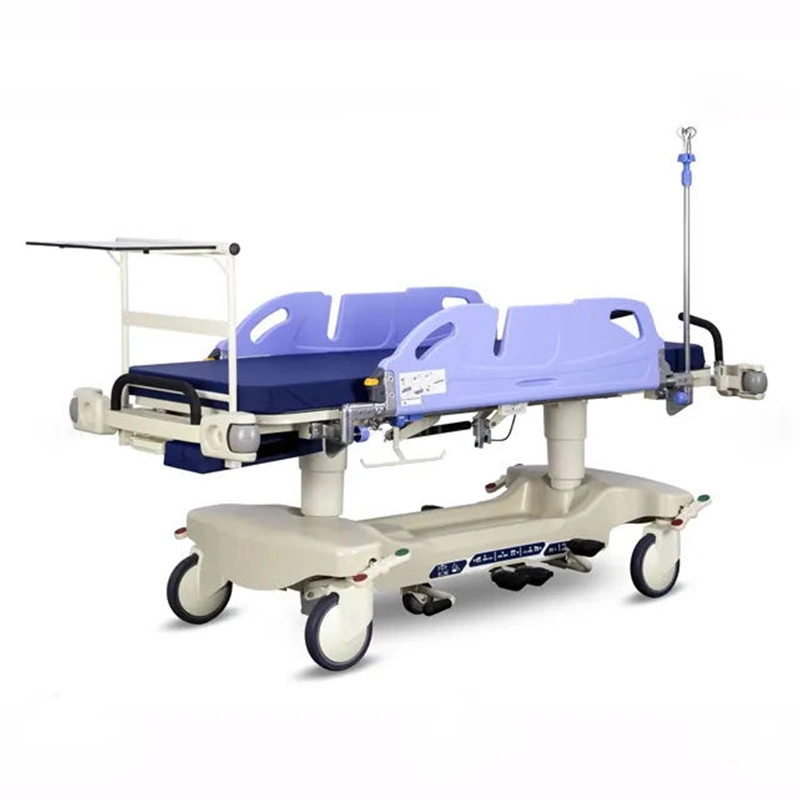 Baixo preço dobrado Mecan Bed ambulância de emergência Hospital Electric Stretcher Macas com CE