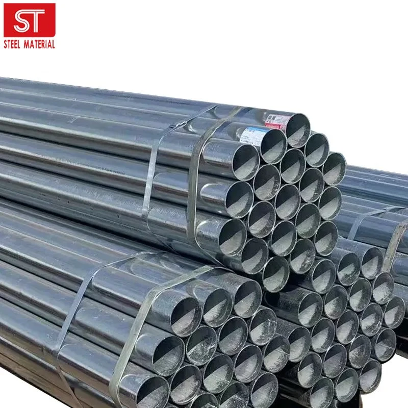 Ms Round Galvanized Pipes BS1387 Welded Carbon ERW Steel Pipe SA213 P91/T11 SA355 13crmo4 SA192 SA53 A160 Sch 10 Carbon Steel Pipe and Tubes