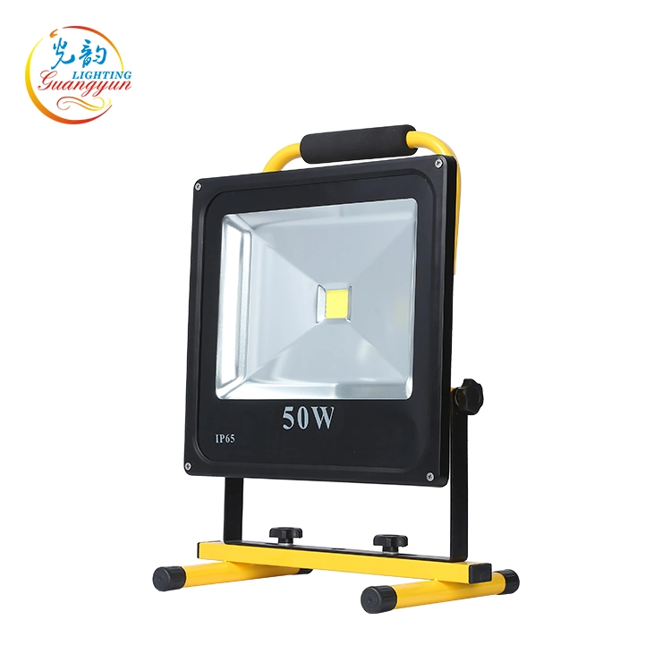 Luz de seguridad Triangle Emergency Flood Light coche recargable Luz de trabajo COB LED parpadeante