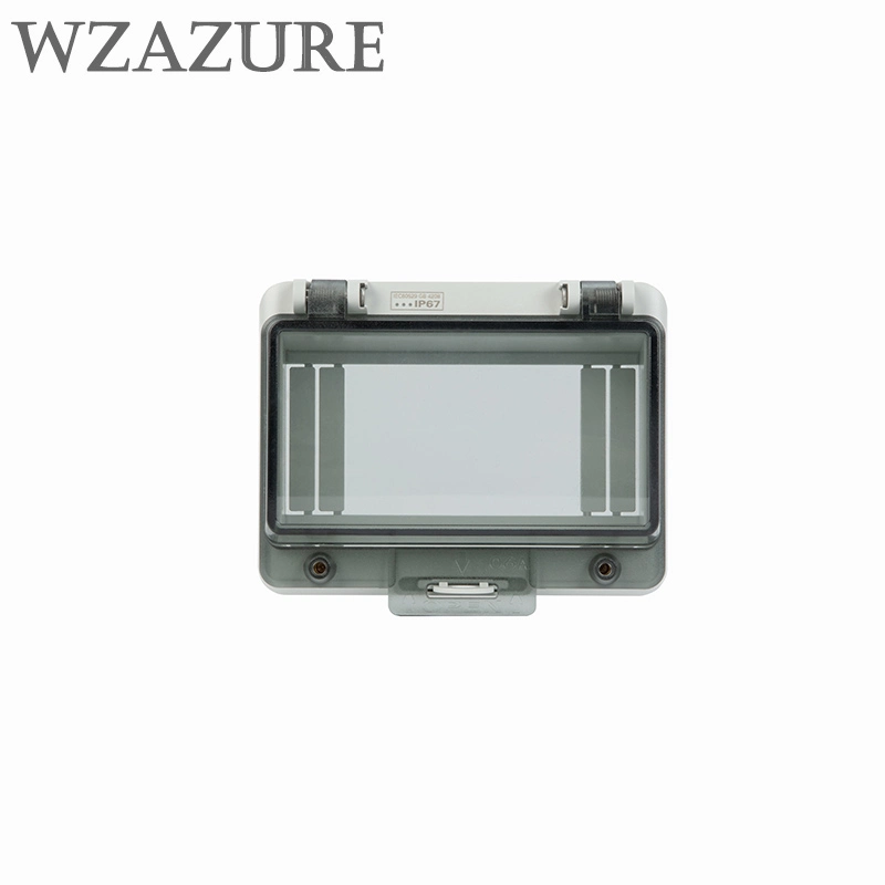 Dustproof 2way Transparent IP67 Waterproof Protective Window Cover Junction Box Panel Cover