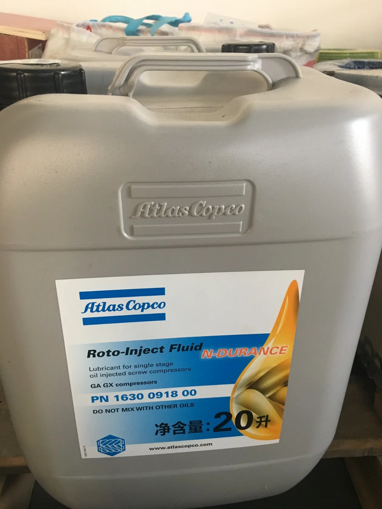 Atlas Copco aceite lubricante del compresor de aire