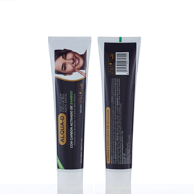 Wholesale/Supplier Customized Logo Activated Bamboo Charcoal Teeth Whitening Home Toothpaste Fluoride Free