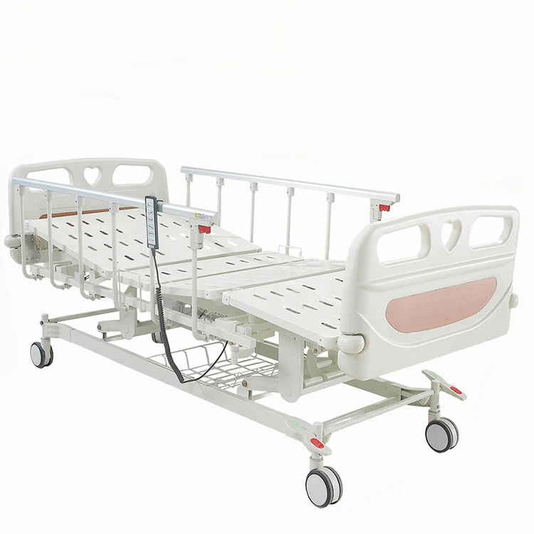 Manual de la ICU cama de cuidados de la Unidad de Cuidados Intensivos de 3 funciones asilo de ancianos atendidos automático eléctrico Swing doble lecho de dolor las camas de hospital