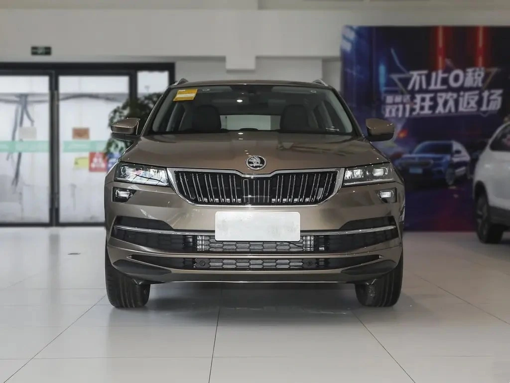 Morden Style Skoda Karoq Die Neue Auflistung Billig Benzin Autos Mode Gas Powered Vehicle Electric Car mit Benzinmotor verwendet Auto