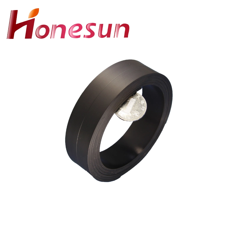Flexible Test Strip Isotropic Rubber Magnet on Hot Sale with Coating PVC or Adhesive Paper