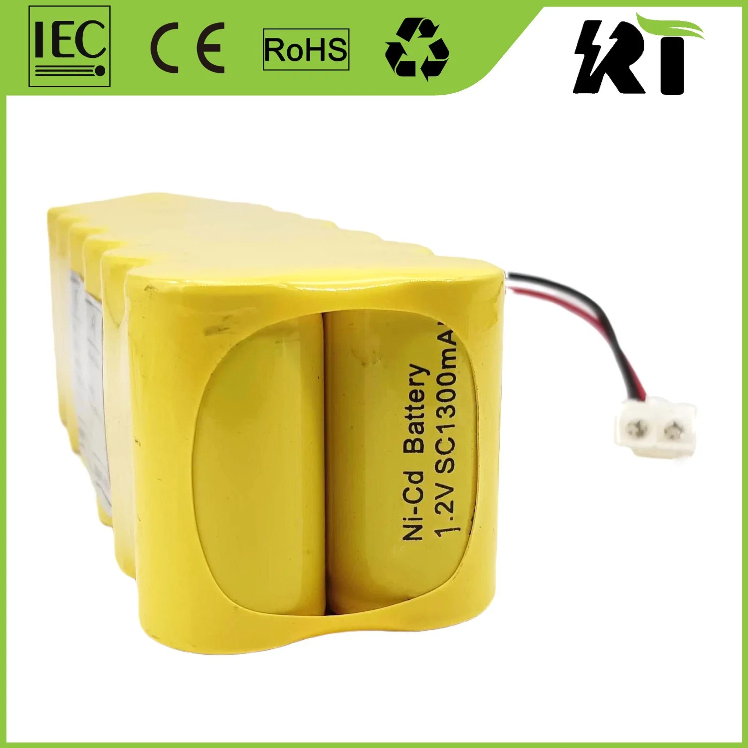 Rt 1.2V 8ah NiCd Rechargeable Storage Battery Pack Nickel Cadmium Battery/ NiCd Battery for Elevator