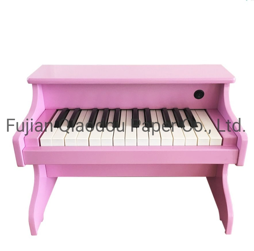 Qiaodou Electronic Music Instrument Toys Colorful Wooden Mini Child Piano for Kids