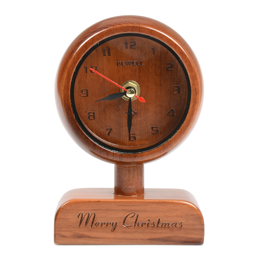 Regalo de nacimiento Vintage Antiguo reloj despertador mesa de madera hechos a mano