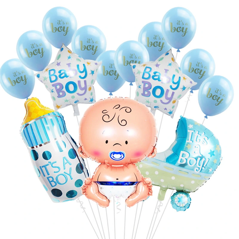 Baby Boy Girl Foil Ballon seine ein Junge Mädchen Baby Duschballons