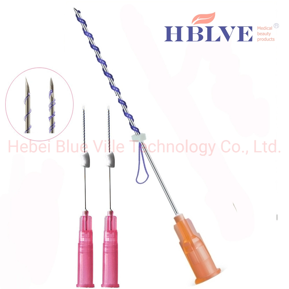 Factory Price Micro Cannula Needle Tornado Screw Cog Pdo Thread for Face Lifting