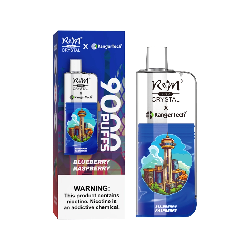 نكهات عصير القرد الفاخر Kangetech 9000 لأجهزة التبخير 18ml خزان مع بطاريات Vape قابلة لإعادة الشحن بالجملة غرفة سيجارة كهربائية يمكن التخلص منها الظرف نفخة 9K