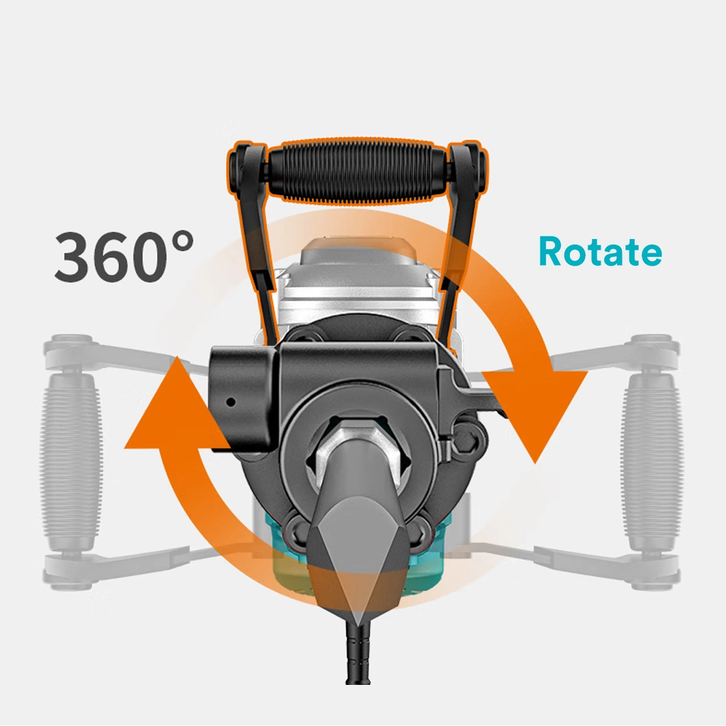 Populus Nouvelle Arrivée Qualité Industrielle Marteau de Démolition 24kg Outils Électriques 3000W Marteau de Qualité Industrielle