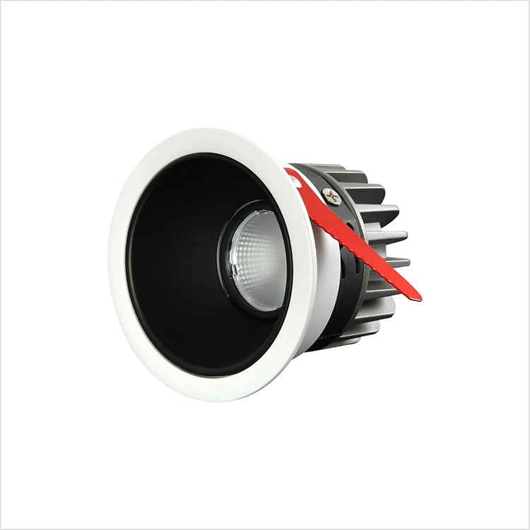 12W Recessed LED Spotlight COB Round LED Downlight for Interior Lighting Fixture