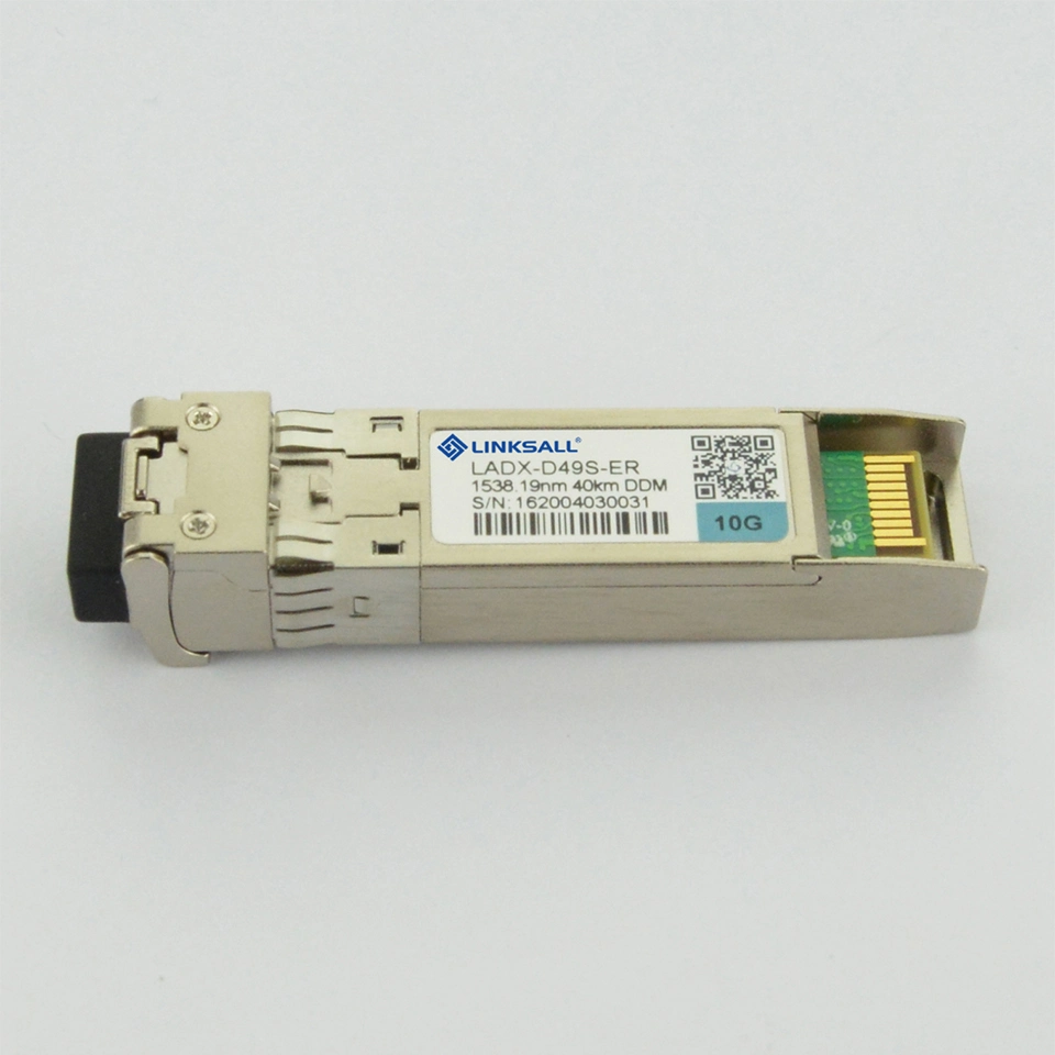 Juniper Networks C49 Sfpp-10g-Dw49-I متوافق مع 10g DWDM SFP+ بسرعة 100 جيجاهرتز 1538,19 نانومتر وحدة جهاز إرسال/استقبال SMF Industrial Dom LC بطول 40 كم