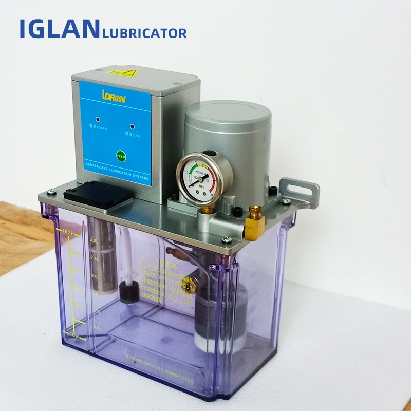 Iglan OEM Plastic Electric Automatic Small Portable Lubrication Pressure Relief Oil Pump