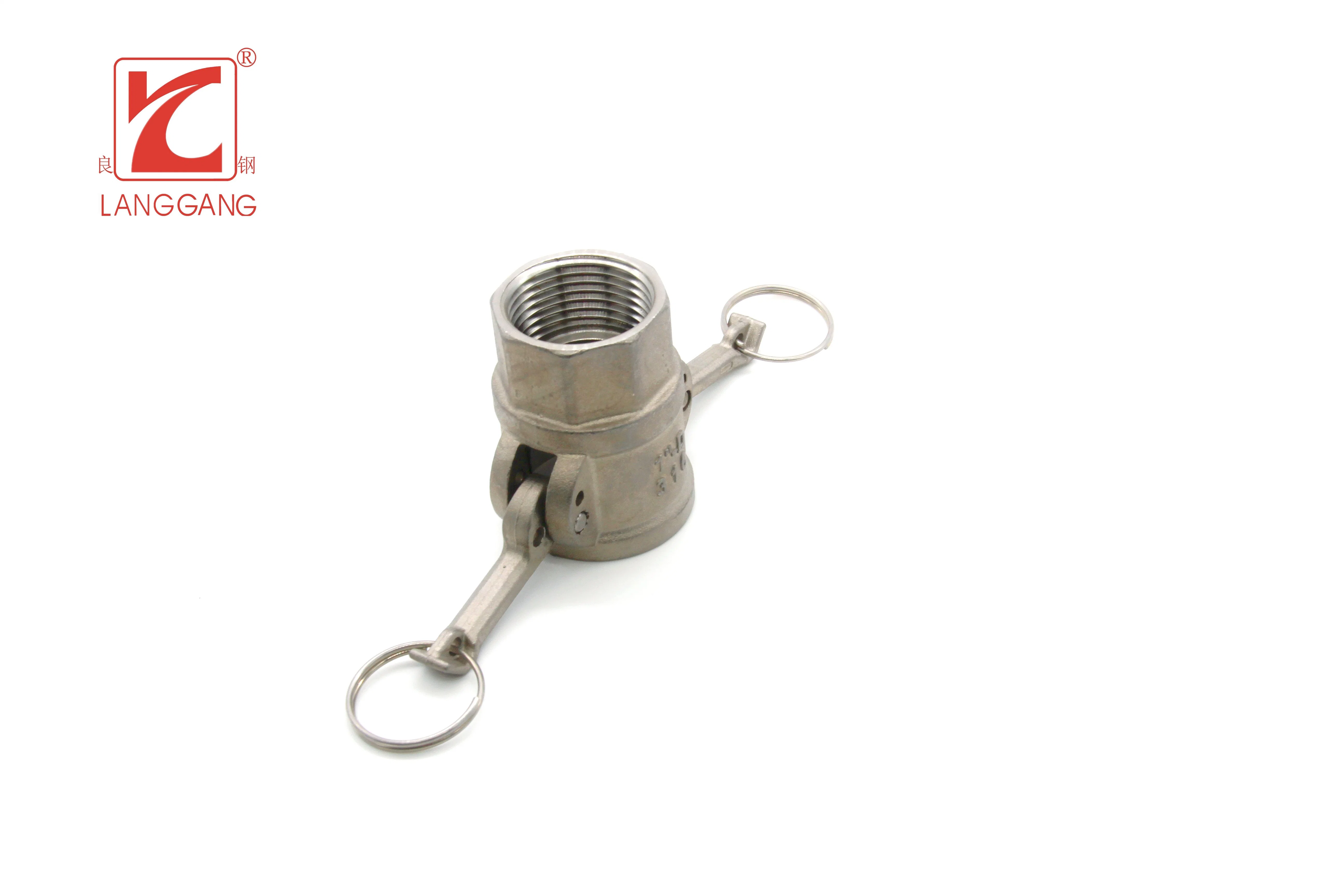 Standard Inox SS304/SS316 Stainless Steel Casted BSPT Thread Type-B Coupler Female Camlock Quick Coupling